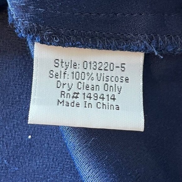 Johnny Was Calme Double Tassel Floral Embroidered Blue Boho Blouse Size Small - Picture 8 of 10